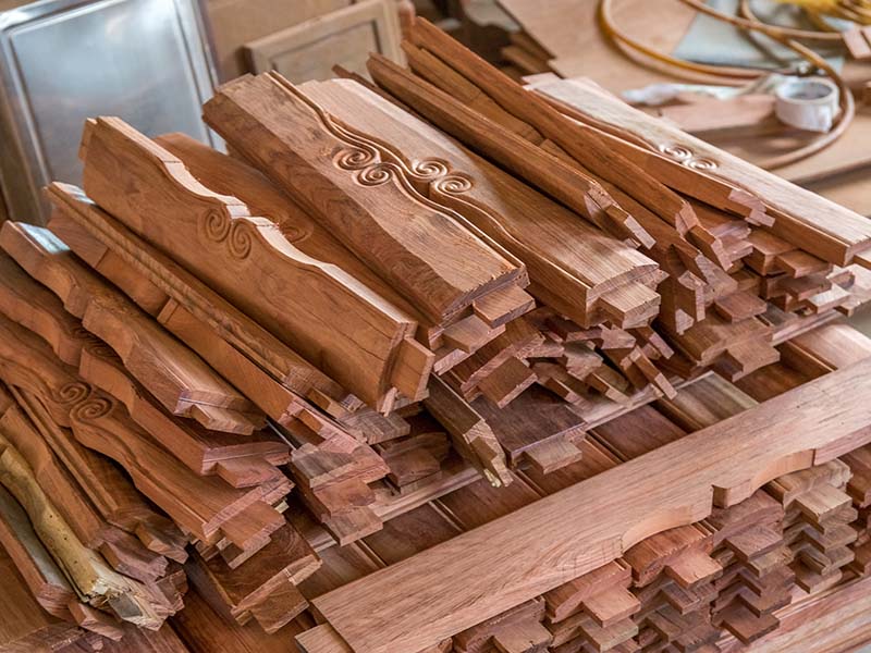 招远楼梯地板柜门的油漆修复-12